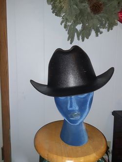 Hard Hat black cowboy Adjustable