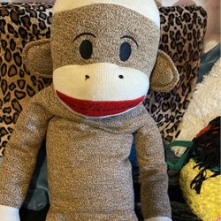 Sock Monkey Stuffed Animal 