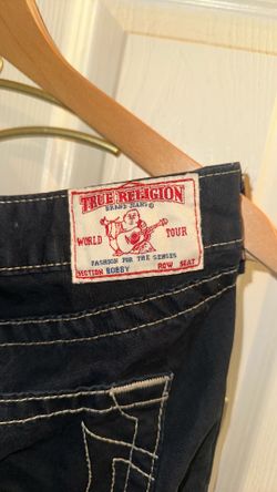 black true religion jeans