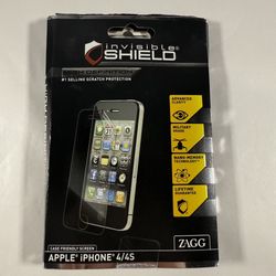 Zagg InvisibleShield Screen Protector for Apple iPhone 4 and 4S Devices