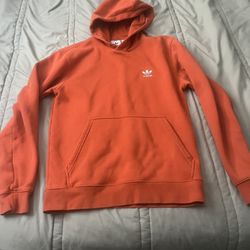 Adidas Hoodie Orange Size Small