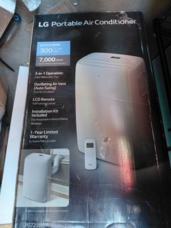 LG 7000 btu Portable Air Conditioner
