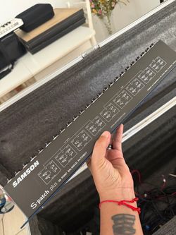 Samson S-Patch Plus 48-Point Balanced Patchbay – Professional Audio