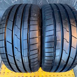 2 USED TIRES HANKOOK 225/45/19