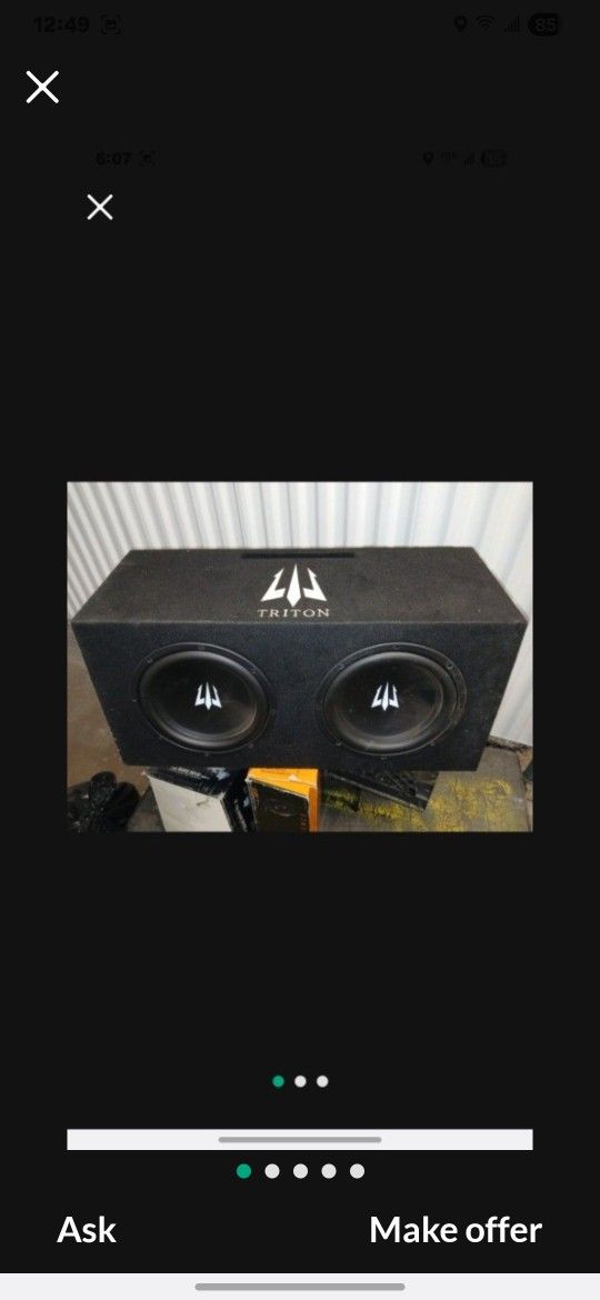 Car Sound System All Brand New 2 10s Triton Box 1000.1 Triton Amp 2 Orion 6.5 1000w Mids Orion 1500w 2ch Amp And 4ga Amp Kit $400firm Price Pickup Onl