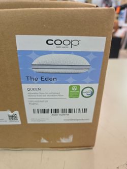 COOP - QUEEN ADJUSTABLE CROSS- CUT GEL INFUSED MEMORY FOAM AND MICROFIBER PILLOW