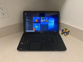 15.6” Toshiba Sattelite Laptop With Windows 10Pro