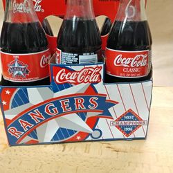 Vintage Collector's 30 Years Old Coca-Cola 8oz Six Pack Glass Bottles  $12