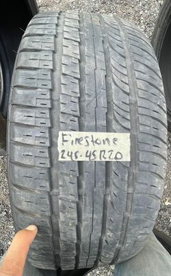 1)245/45/20 Firestone $70