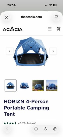 HORIZN 4-Person Portable Camping Tent