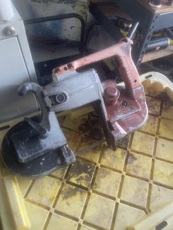 Milwaukee electric band saw