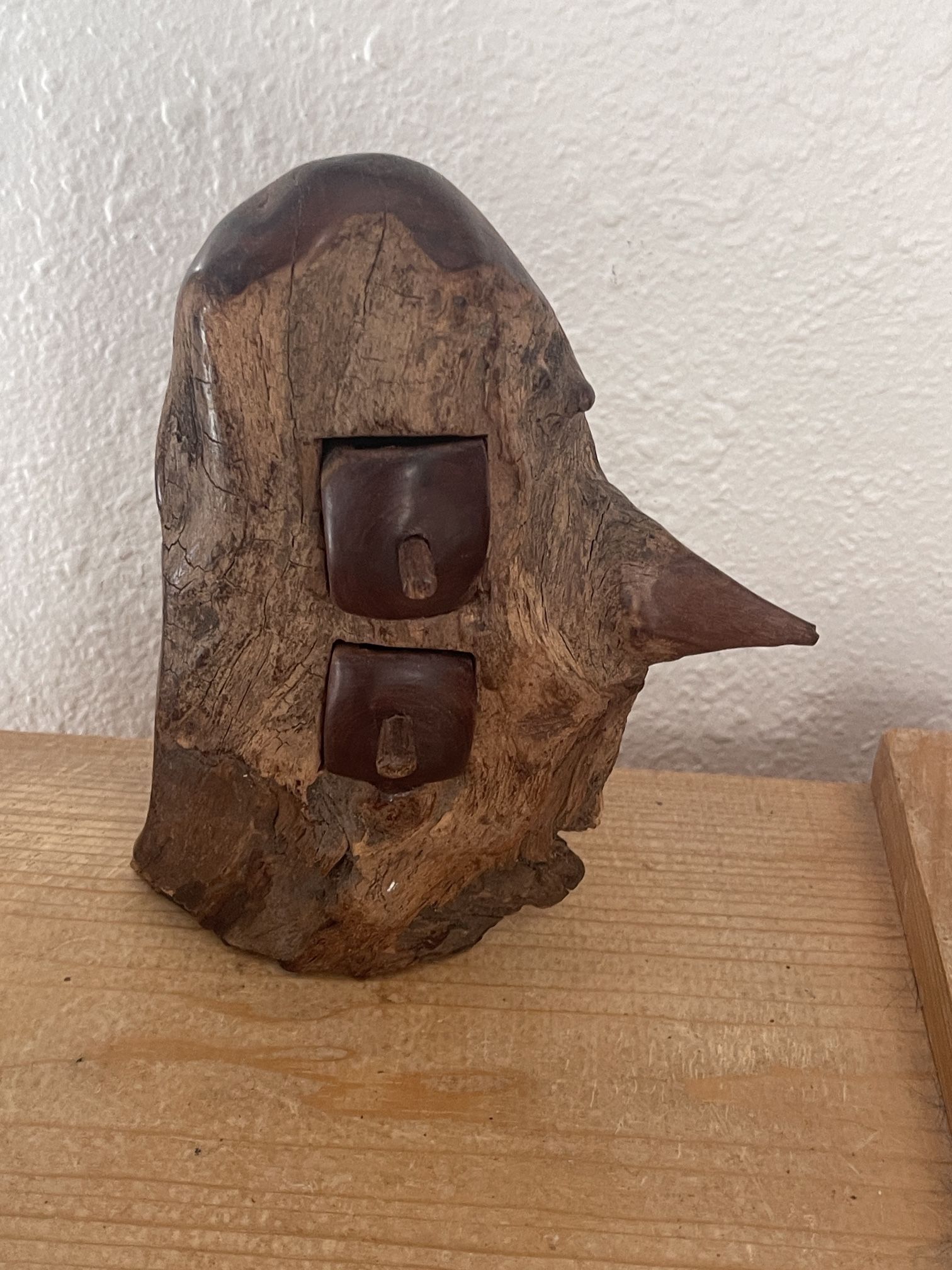 Beautiful One If A Kind Hand carved Ironwood Jewelry Trinket Box