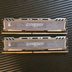 Ballistix 2x8GB RAM (16GB Total)