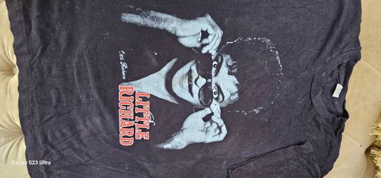 Vintage 1990 Little Richard Once in a Lifetime American Tour T-shirt Use XL Size
