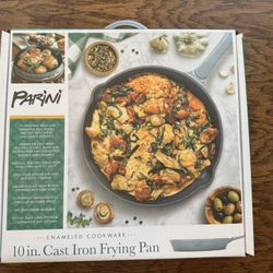 10 in. Cast Iron Frying Pan by Parini