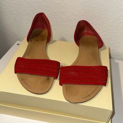 Red Sandals