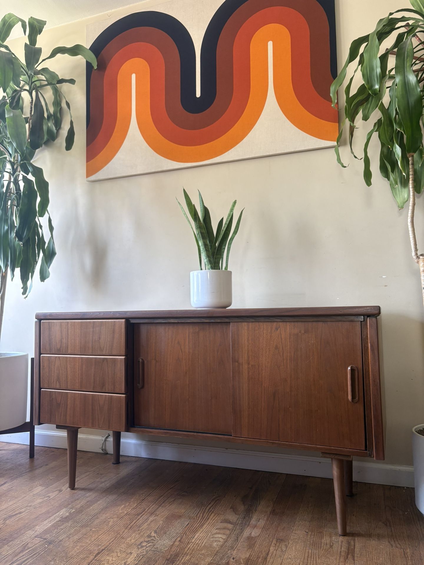Beautiful Modern Record Credenza
