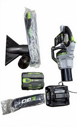 EGO POWER+ 56-volt 765-CFM 200-MPH Battery Handheld Leaf Blower 5.0 Ah Battery Included Charger Included