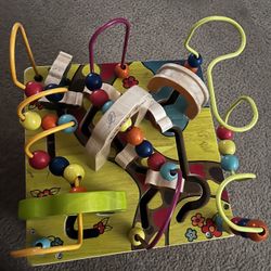 Wooden Activity Cube 