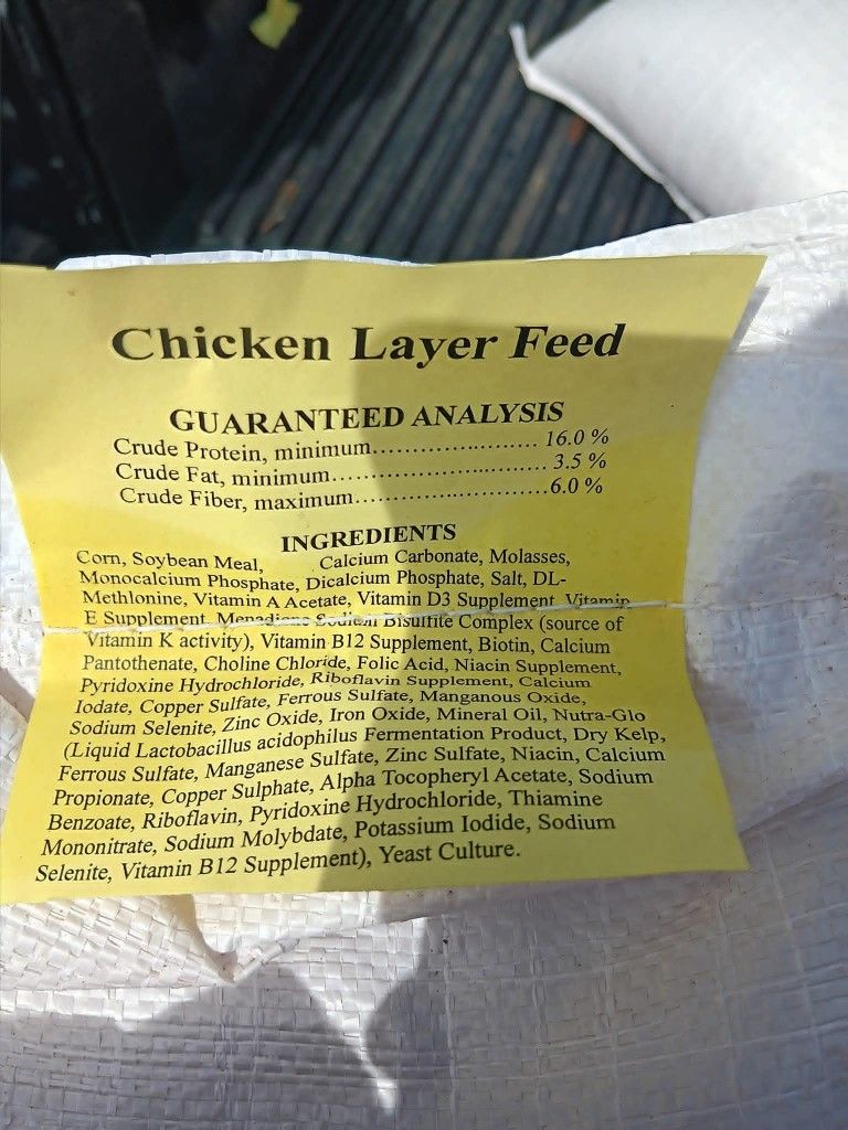 Animal Feed Chickens Goats Cows Pig Ducks Ect