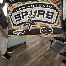 San Antonio Fathead spurs Decal  