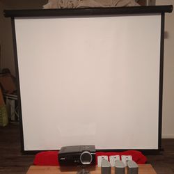 Viviteck Dlp Projector With Elac Surround Speakers.. 