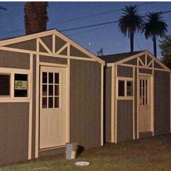 Twin Storage Sheds Casitas 12Wx12Dx10H 