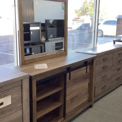 Dresser And Mirror