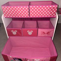 Minnie Mouse Set Table And Rack 
