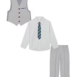 NWT Van Heusen Toddler Boys 4 Pc Dress Outfit Suit Size 4t