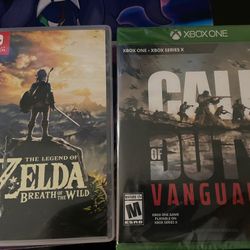 Game Bundle ! Call Of Duty Vanguard & Zelda Breath Of The Wild 