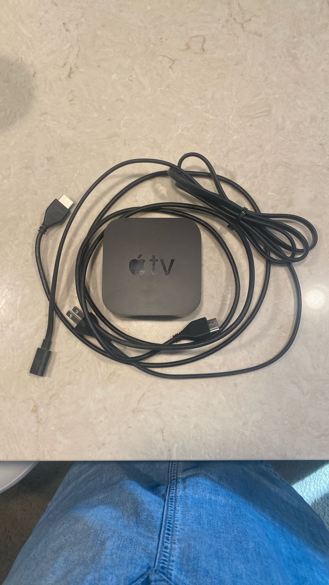 Apple TV HD 4th Generation Black Model A1625 No Remote Control