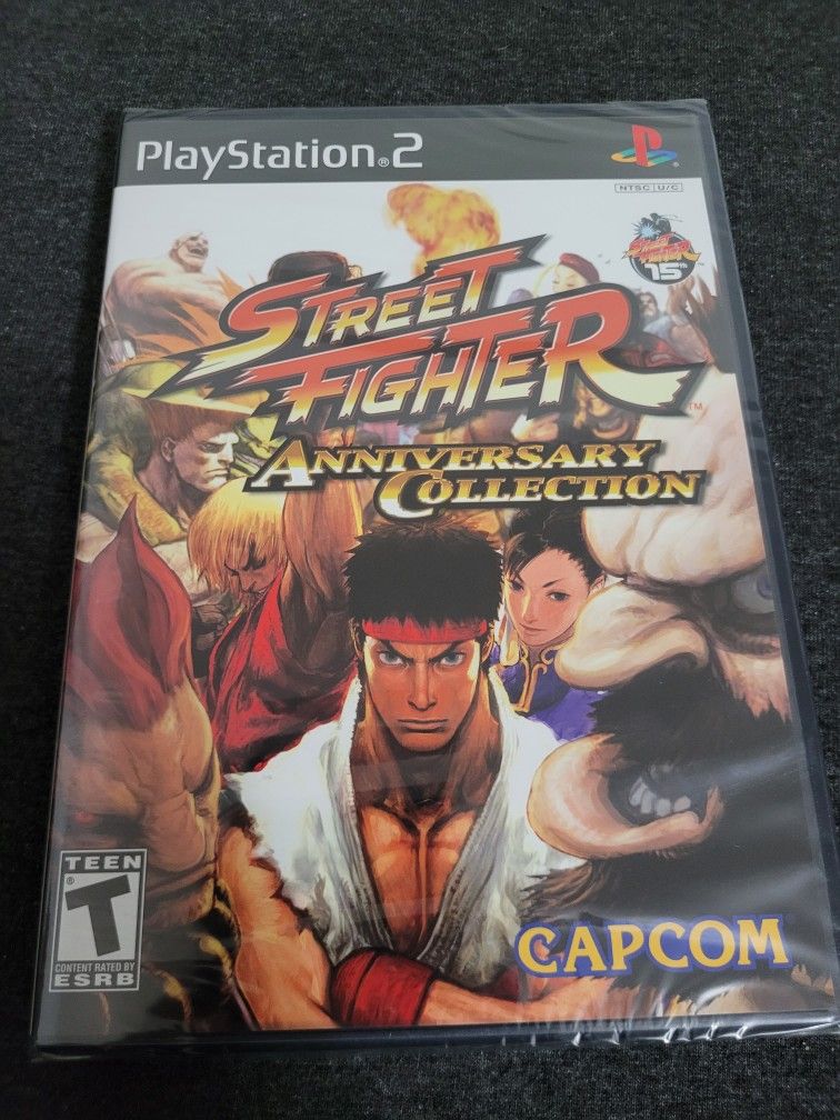 Street Fighter Anniversary Collection - PlayStation 2 PS2 - New/Sealed