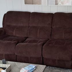 Reclinable Couch Set (2 Pieces)