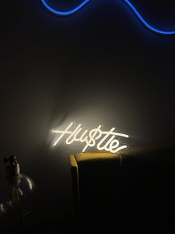 LED Decor Hustle Sign - $5 OBO