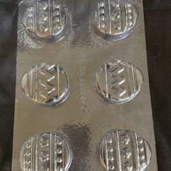 Spinning Leaf Easter Egg Chocolate Covered Oreo Mold 