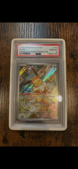 Eevee 173 prismatic evolution promo Psa 10