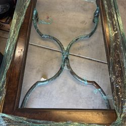 Antique Coffee Table And Side Table