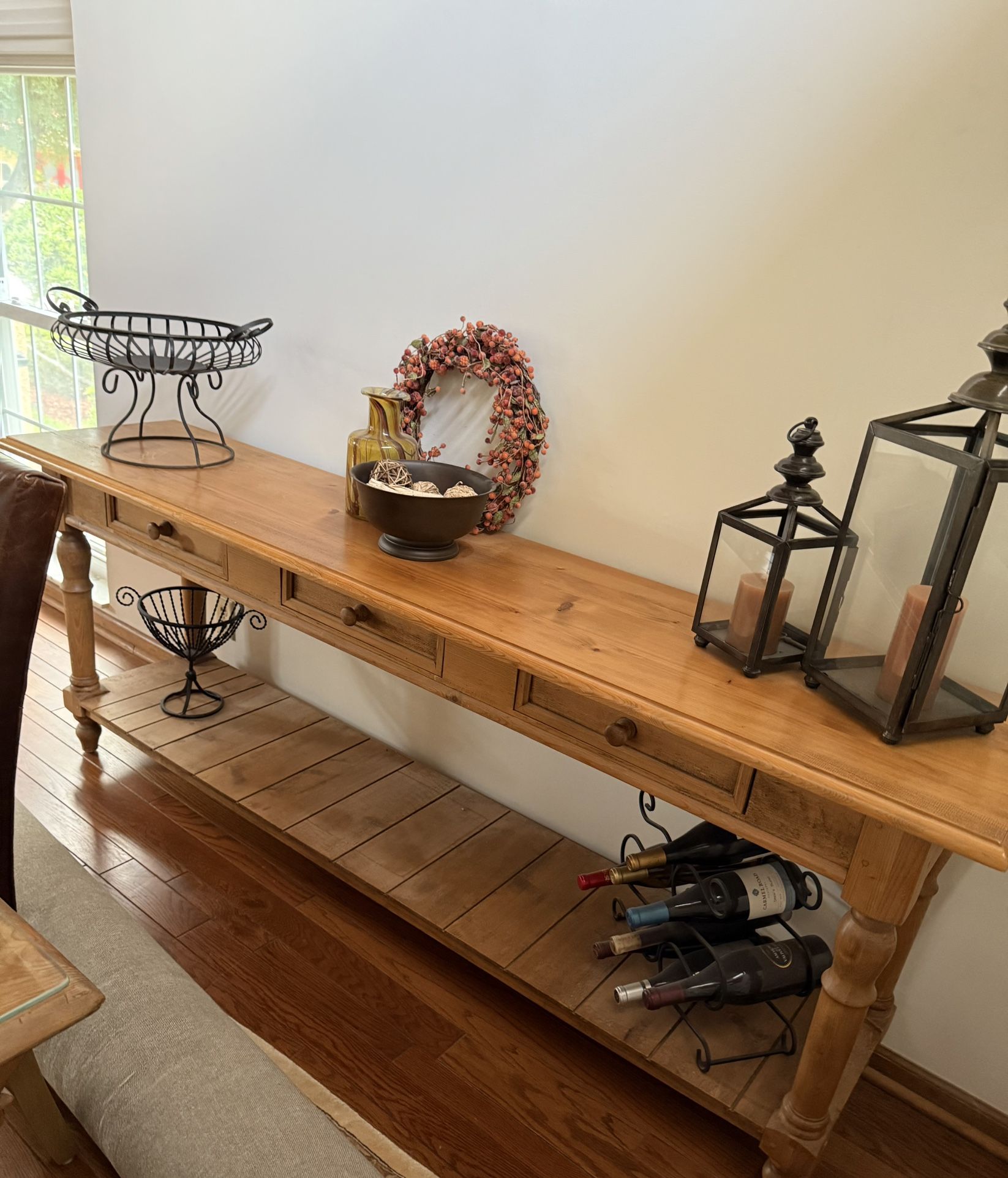 Stylish Wood Console Table