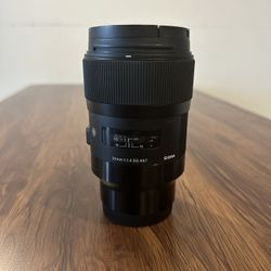 Sigma 35mm F/1.4 Art Lens For Sony E Mount