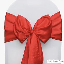 60 satin chair sashes new