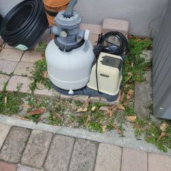Pool Filter And Pool Stairs 