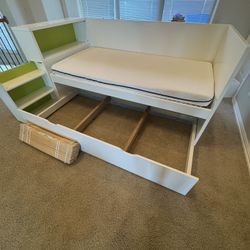 IKEA Bed With Trundle Mattress And New Slate 