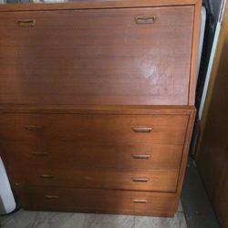 Vintage Danish Teak Secretary
