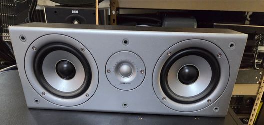 POLK AUDIO CS1 CENTER SPEAKER PolkAudio Black TESTED, WORKS