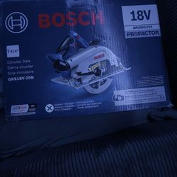 NEW UNOPENED BOSCH 18V SAW TOOL ONLY