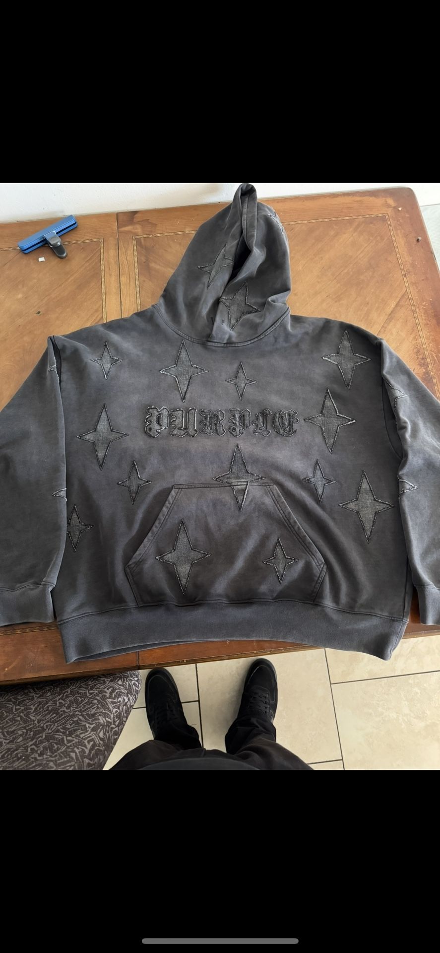Purple Brand Gray Hoodie 2xl