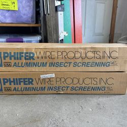 Two Boxes Phifer Aluminum Insect Screening