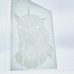 Iron On Heat Transfer  Good For T-shirts Sweaters Jackets T Shirt Design Size Is About 12x9 Unicorn #535