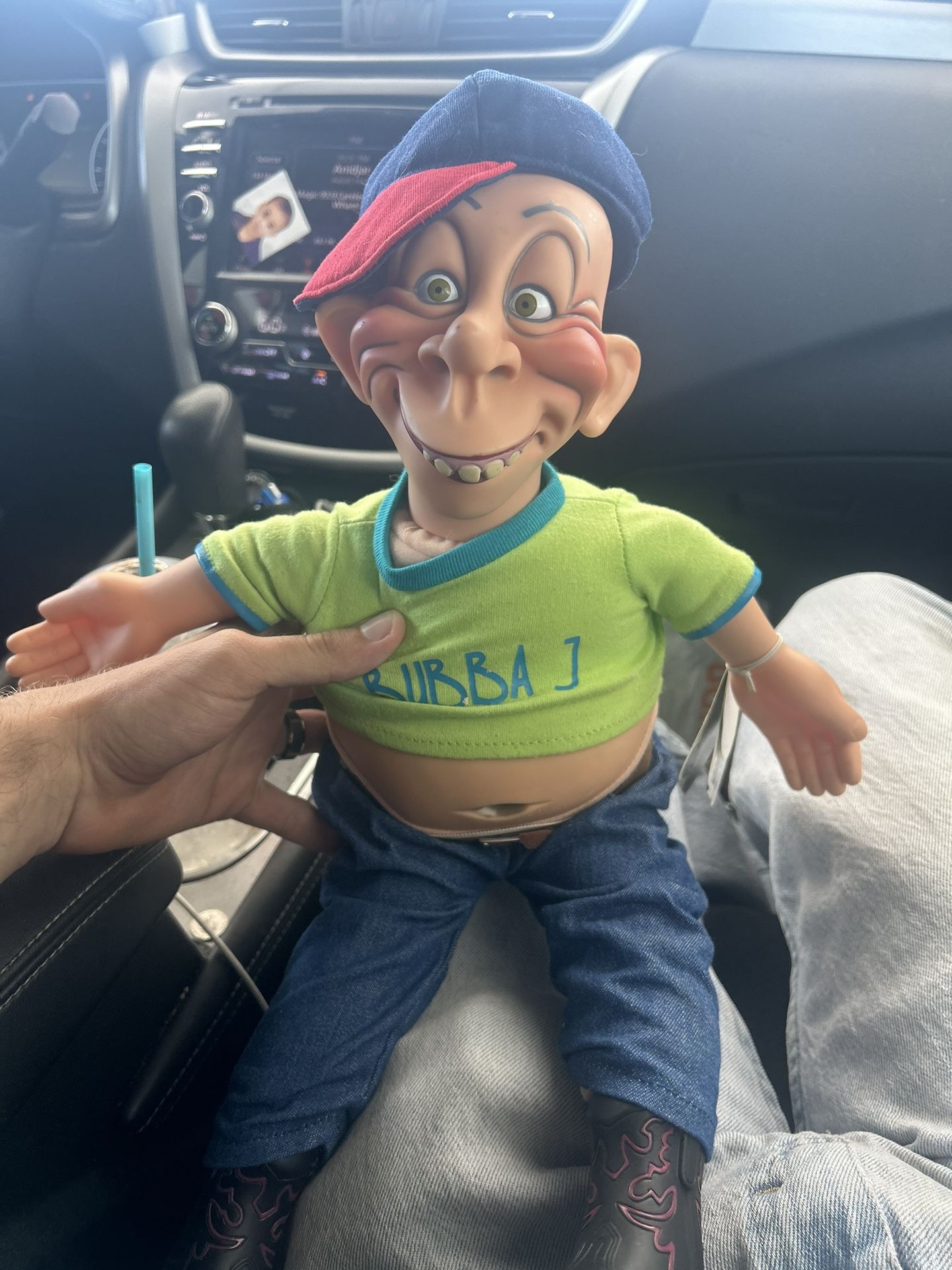 18" TALKING BUBBA J JEFF DUNHAM DOLL *RARE FIND*